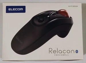 Elecom Relacon Handheld Trackball Mouse, Wireless Bluetooth Thumb Control - Picture 1 of 3