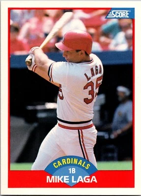 1989 Score - Mike Laga #536 - Image 1 of 2