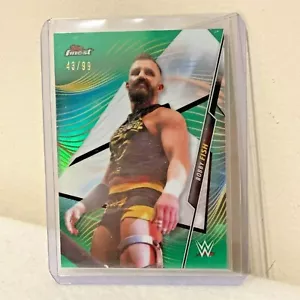 WWE Topps 2020 Finest Bobby Fish Green tarjeta de lucha paralela #d/99 AEW NXT - Imagen 1 de 9