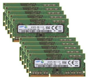 10pcs Samsung 4GB 1RX8 DDR3L 1600MHz PC3L-12800S 204PIN SODIMM Laptop RAM Memory - Picture 1 of 8