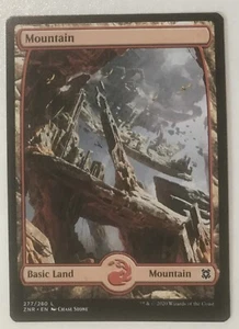 MOUNTAIN 277 Zendikar Rising ZNR MTG Magic NM full art basic land - Picture 1 of 1