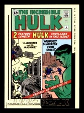 2003 Upper Deck The Hulk Film And Comics: Famous Hulk Cover #4 Card - FC04