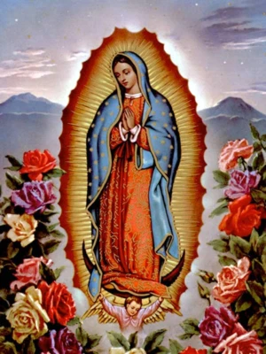 KAITAK 5D Diamond Painting Kits Religious Virgin Mary Full Drill Beads Art DIY 12x16in