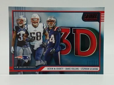 2020 Score New England Patriots Red Parallel 3D #3D-SJD 🔥🔥 - Image 1 of 2