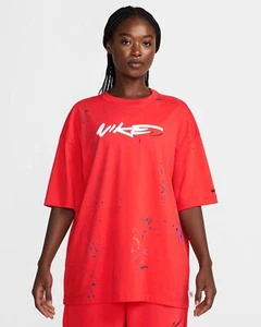 Nike Breaking dancing Futura Japan Olympics WMNS Oversized XL Crimson FZ0283-696 - Picture 1 of 8