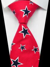 New Patterns Red Black White 100% Cotton Men's Necktie Neck Tie 3.15''(8CM)