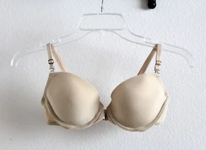 NEW Frederick's of Hollywood Push-Up Bra in Nude Beige Size 36A - Picture 1 of 3