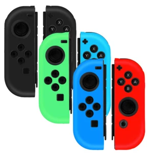 Funda protectora de silicona blanda para Nintendo Switch con recubrimiento Joy-con en aceite - Imagen 1 de 19