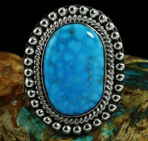 Ned Nez Morenci Spinnennetz Türkis Ring - Bild 1 von 8