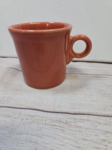 POPPY Fiesta Fiestaware Tom & Jerry ORing Handle Coffee Cup Mug HLC Vintage - Picture 1 of 5
