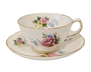Vintage Paragon England Bone China Tapestry Pink Rose Demitasse Cup & Saucer - Picture 1 of 19