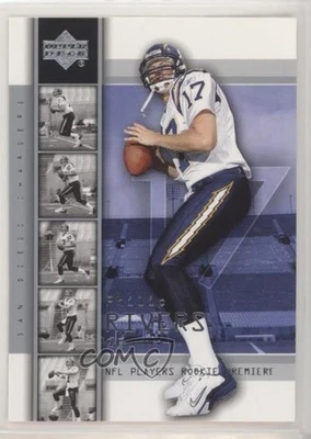 2004 Upper Deck NFL Players Rookie Premiere Philip Rivers #3 RC - Image 1 of 2