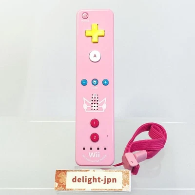 Nintendo Wii Remote Controller Motion Plus Official Princess Peach AUTHENTIC - Image 1 of 4