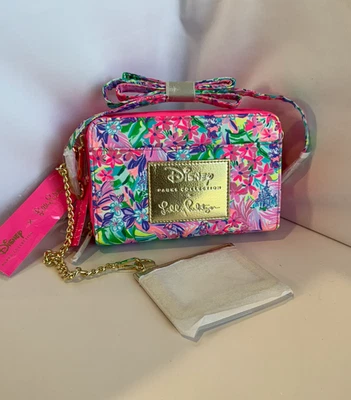 NUEVO Bolso Bandolera Lilly Pulitzer Parques Disney DREAMIN Rosa Minnie Castle Daisy Foto 1 de 4