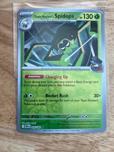 Team Rocket's Spidops 020/182 Sv10: Destined Rivals Reverse Holo - Picture 1 of 2