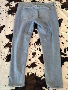 J Crew Jeans Damengröße 34 Knöchel Zahnstocher 9" mittelhoher Zahnstocher in Marine-Waschung - Bild 1 von 7