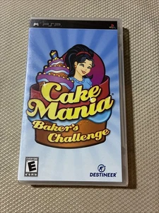 Cake Mania: Baker's Challenge (Sony PSP, 2008) Video Game - FACTORY SEALED - Picture 1 of 7
