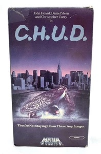 CHUD VHS Tape Rare Horror Media Home Entertainment Bottom Flap C.H.U.D. ~ Tested - Picture 1 of 14