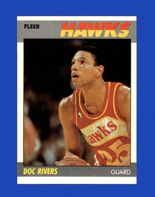 1987-88 Fleer Set-Break # 92 Doc Rivers NM-MT OR BETTER *GMCARDS* - Image 1 of 2