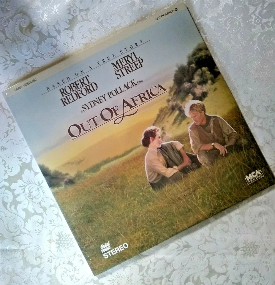 out of Africa Laserdisc Robert Redford Meryl Streep Klaus Maria Brandauer