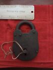 Antique Look Iron Lock With Keys - 2.0" Iron Jailer Padlock with Keys