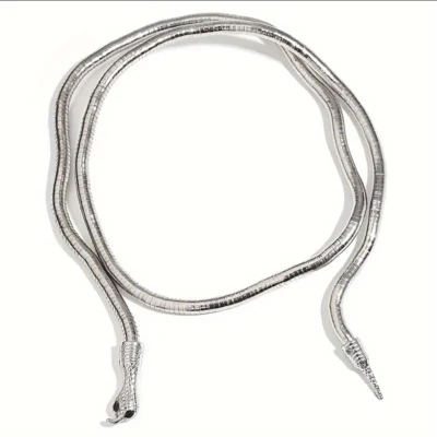 Necklace Bracelet Adjustable Snake Collar Neck Wrist Jewelry Niche Design Gothic - Image 1 of 4