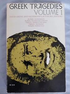 Greek Tragedies Volume 1 by David Greene, et al - Paperback - Picture 1 of 12
