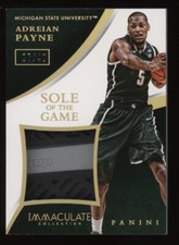 2014-15 Adreian Payne Panini Immaculate Collection Sole Of The Game Rc #07/40