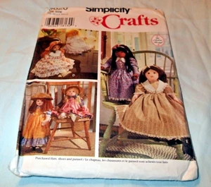 SIMPLICITY CRAFTS PATTERNS 9620 ~ 25" CLOTH DOLL & CLOTHES ~ 1995 *UNCUT - Picture 1 of 1