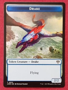 Magic The Gathering COMMANDER MASTERS CMM DRAKE SPIRIT token card MTG - Picture 1 of 2