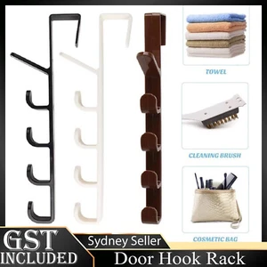 Bedroom Door Hanger Clothes Hanging Rack Over The Door Plastic Home Storage - Picture 1 of 16