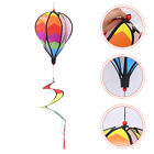  4 Pcs Spiral Hot Air Balloon Windmill Spinners Decor Socks Outdoor Heavy Duty