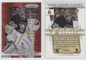 2013-14 Panini Prizm Target Red Pulsar Prizm Marc-Andre Fleury #86