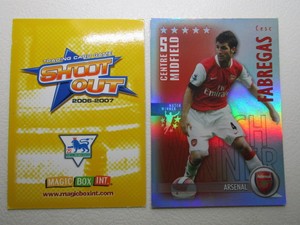 Shoot Out 2006 2007 Magic Box Football Cards ARSENAL ~ MAN CITY  Variants (ef4)