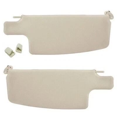 Parasoles y clip Empi marfil para VW Bug/Beetle 1965-1977 techo rígido, 1973-1979 CV Foto 1 de 3