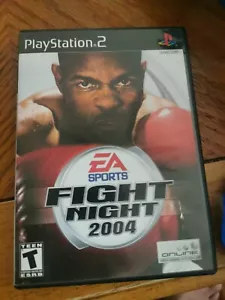 Fight Night 2004 (Sony PlayStation 2 PS2, 2004) Disc, Case w/ Manual - Picture 1 of 3