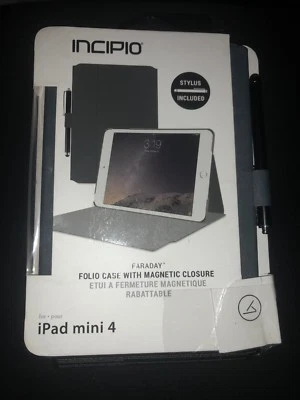1 BRAND NEW INCIPIO FOLIO CASE FOR IPAD MINI 4 WITH STYLUS   - Image 1 of 3