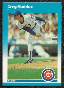 Actualización Fleer 1987 brillante U-68 Greg Maddux Rookie radiocontrol casi nuevo-como nuevo Hof Cubs Braves (A) - Imagen 1 de 1