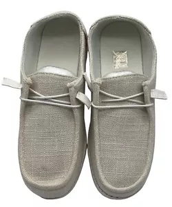 NEW Wally Tri Newspaper Beige Men's Size 7 US Shoes - Picture 1 of 3