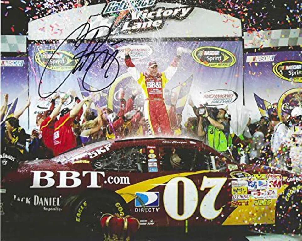 Autografiado 2008 Clint Bowyer #07 BB&T Racing Richmond Race Win (Victory Lane Ce Foto 1 de 1