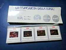RARE DIAPOSITIVE ' LA CONQUISTA DELLA LUNA ' EPOCA 1969 - APOLLO 11 / NASA /