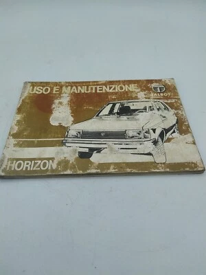 Libretto Uso Manutenzione Talbot Horizon  Auto epoca Ricambi Accessori - Immagine 1 di 4