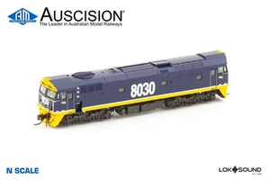 Auscision (N80-10s) 8030 Freight Rail - Blue/Yellow with FR Logos - N Scale DCC - Picture 1 of 3