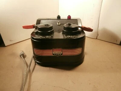 American flyer train controller twin Transformer 18B w circuit breakers tested - Image 1 of 4