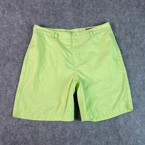 Vineyard Vines Shorts Mens 36 Green Flat Front Chino Club Short ISSUE - Imagen 1 de 11