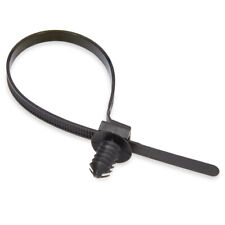 Nylon Cable Ties, Self Locking Push Mount Ties (Black, 8.3 x 0.2 In, 50 Pack)