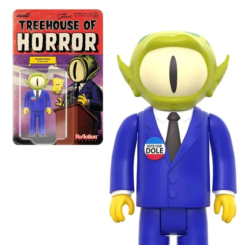 Kang-Dole Simpson Treehouse of Horror Super7 Reaction Figure Cover