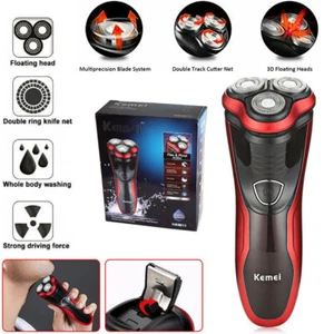 Men's Rotary Waterproof Electric Razor Shaver With Pop-up Trimmer Wet&Dry Razor - Picture 1 of 12