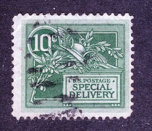 EE. UU. SELLO #E7 - SELLO DE ESPECIFICACIÓN - CASCO - 1908 - USADO - Imagen 1 de 3