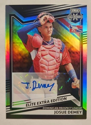 2022 Panini Elite Extra Edition - Signatures #178 Josue Demey (AU, RC) - Image 1 of 2